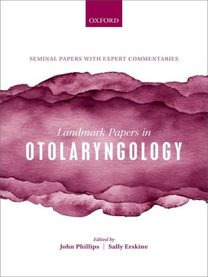 cover image of Landmark Papers in Otolaryngology